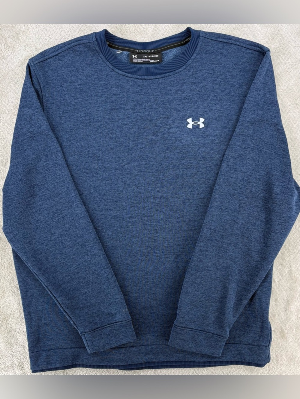 Under Armour Men's Blue Golf Crewneck Sweatshirt Size XXL Performance Pullover